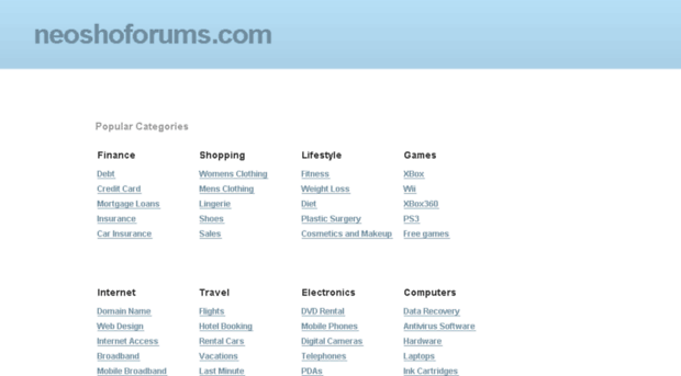 neoshoforums.com