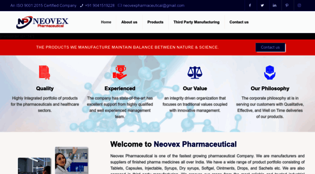neovexpharmaceutical.com