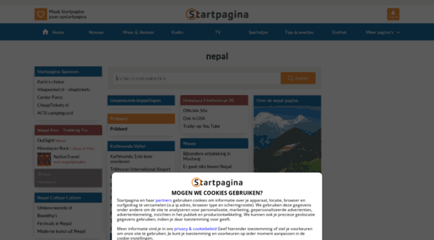 nepal.startpagina.nl