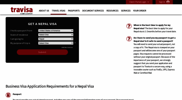 nepal.travisa.com