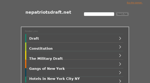 nepatriotsdraft.net
