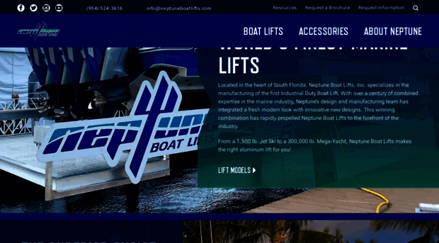 neptuneboatlifts.com