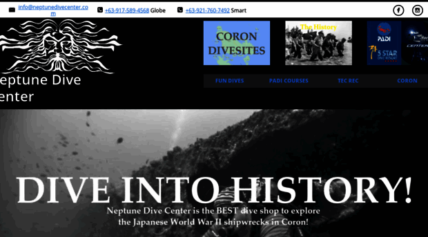 neptunedivecenter.com