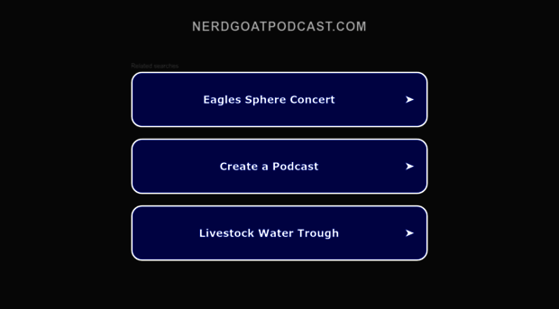 nerdgoatpodcast.com