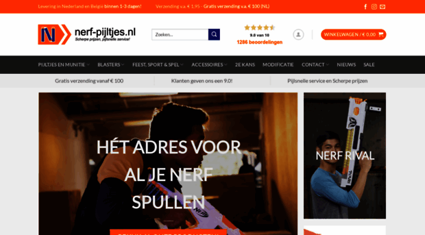 nerf-pijltjes.nl