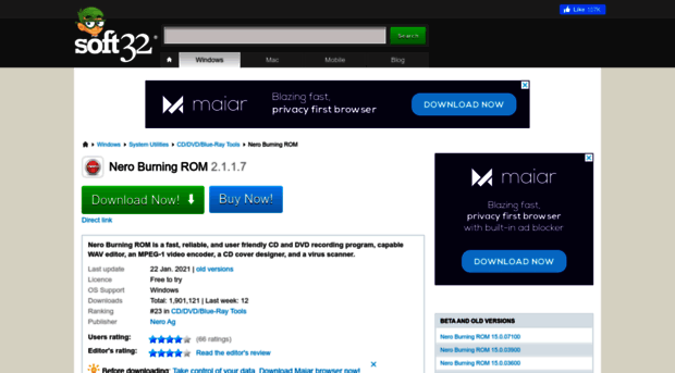 nero-burning-rom.soft32.com