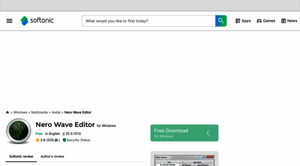nero-waveeditor.en.softonic.com