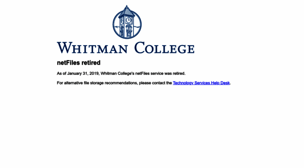 netfiles.whitman.edu