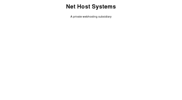 nethostsystems.net