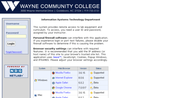 netlab.waynecc.edu