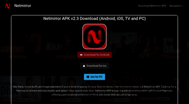 netmirror.in - Netmirror APK v2.5 Download (A... - Netmirror