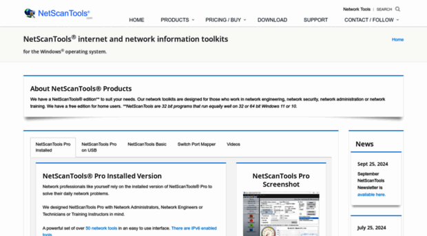netscantools.com