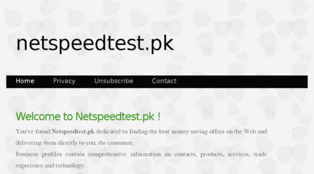 netspeedtest.pk