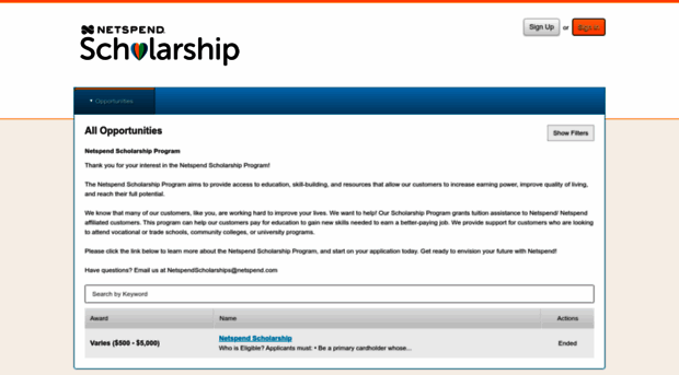 netspend.academicworks.com