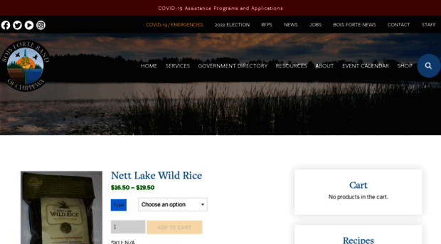 nettlakewildrice.com