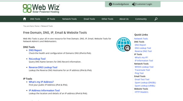 network-tools.webwiz.net