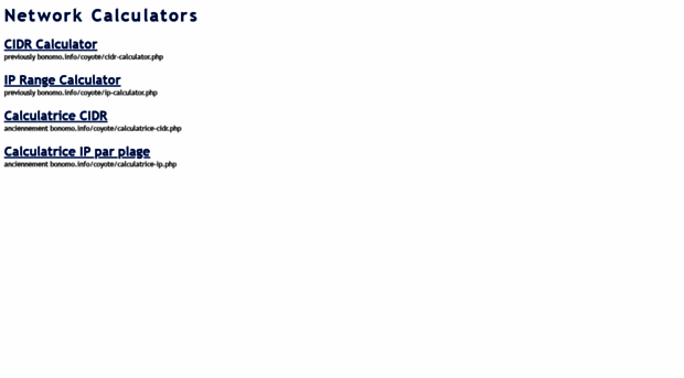 networkcalculator.ca