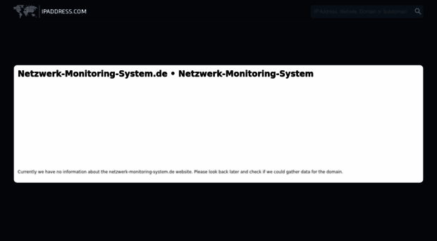 netzwerk-monitoring-system.de.ipaddress.com