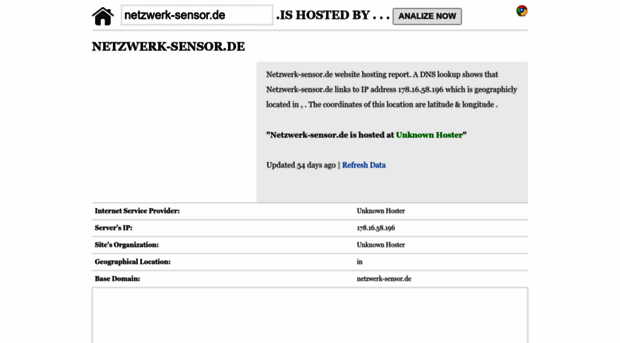 netzwerk-sensor.de.ishostedby.com