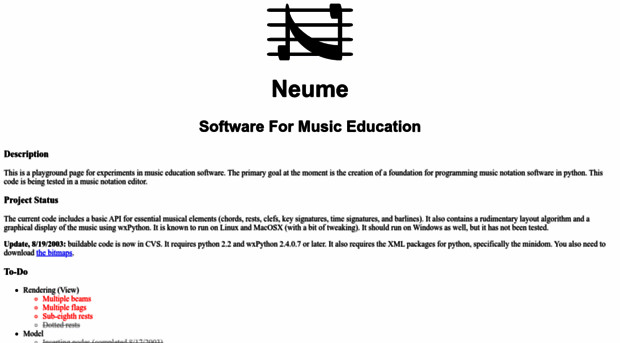 neume.sourceforge.net