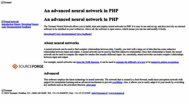 neuralnetwork.sourceforge.net