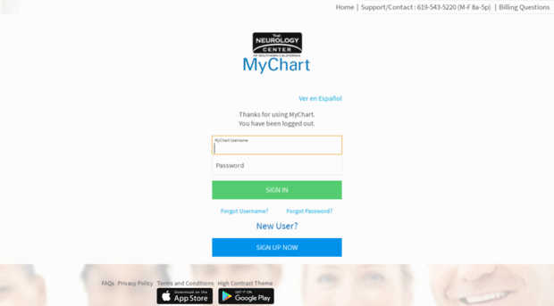 neurocentermychart.com