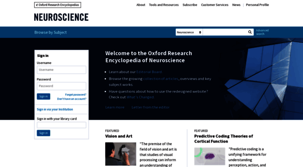 neuroscience.oxfordre.com