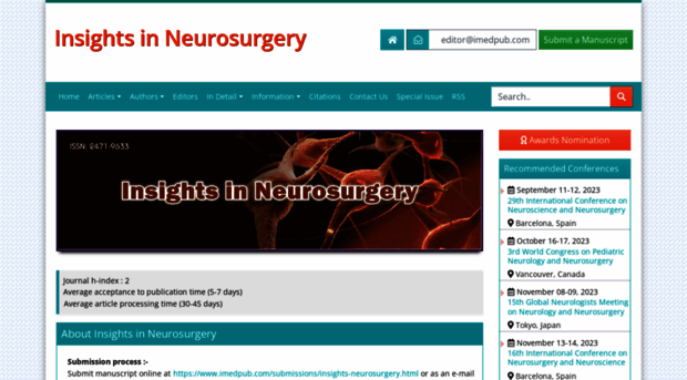 neurosurgery.imedpub.com