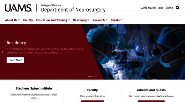 neurosurgery.uams.edu