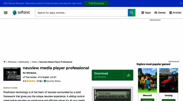 neuview-media-player-professional.en.softonic.com