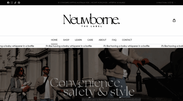 neuwbornethelabel.com.au