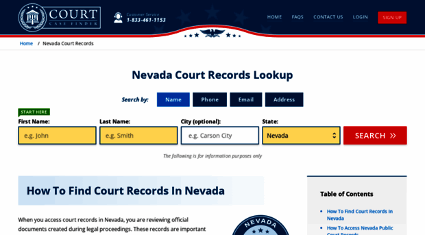 nevada.courtcasefinder.com