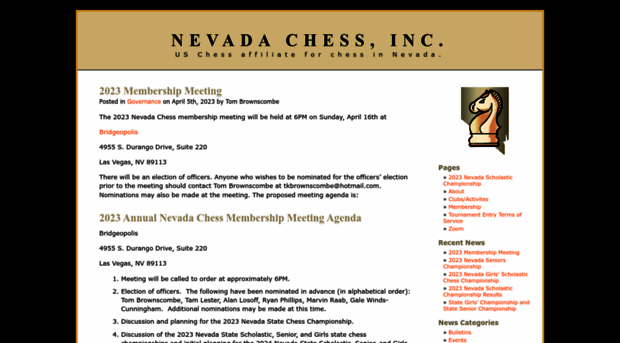 nevadachess.org