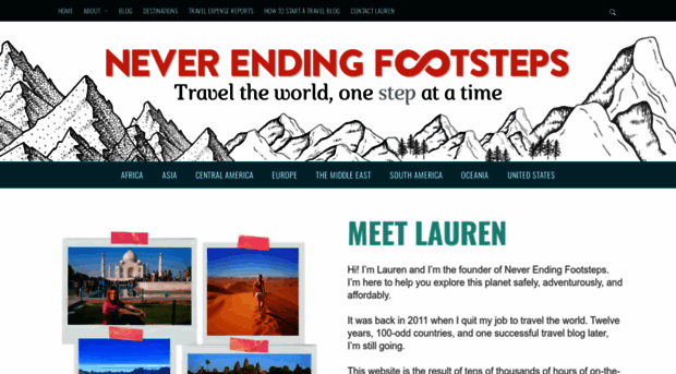 neverendingfootsteps.com