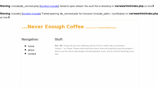 neverenoughcoffee.net