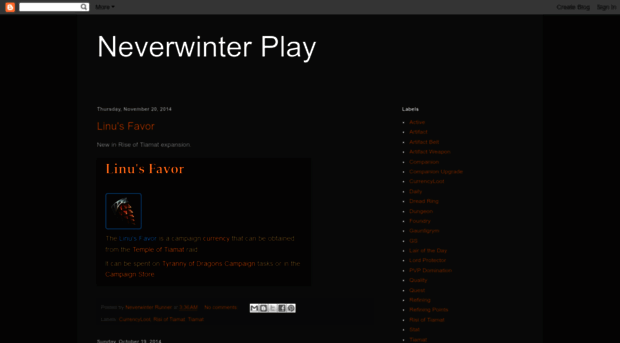 neverwinterplay.blogspot.com