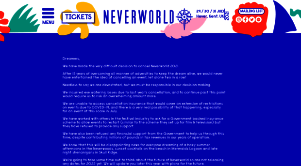 neverworld.co.uk