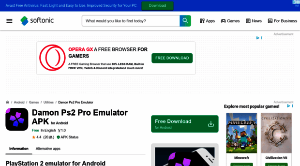 new-damon-ps2-pro-emulator.en.softonic.com