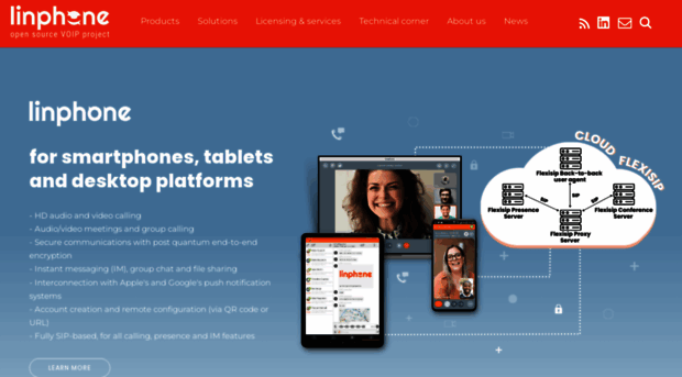 new.linphone.org
