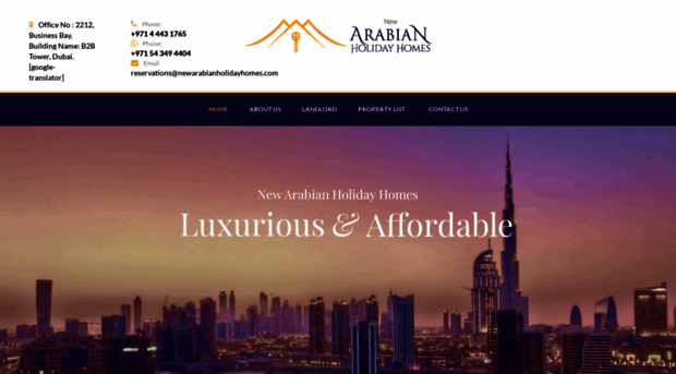 newarabianholidayhomes.com