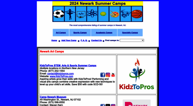 newarksummercamps.com