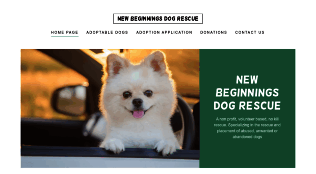 newbeginningsdogrescue.com