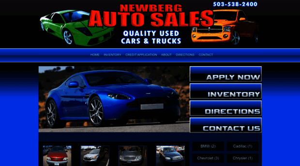 newbergautosales.com