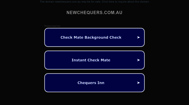 newchequers.com.au