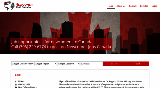 newcomerjobscanada.ca