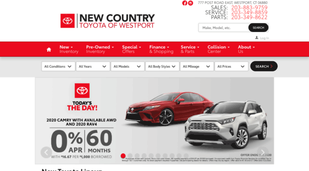 newcountrywestporttoyota.com