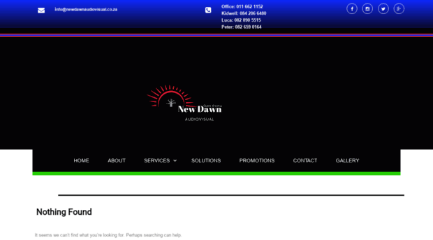 newdawnaudiovisual.co.za