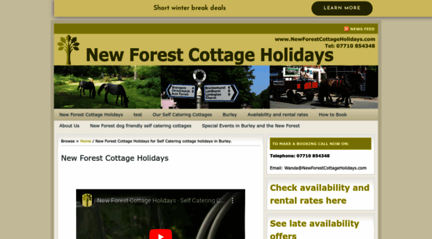 newforestcottageholidays.com