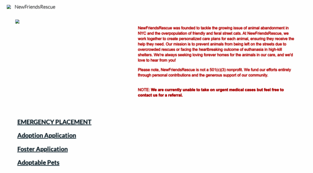 newfriendsrescue.org