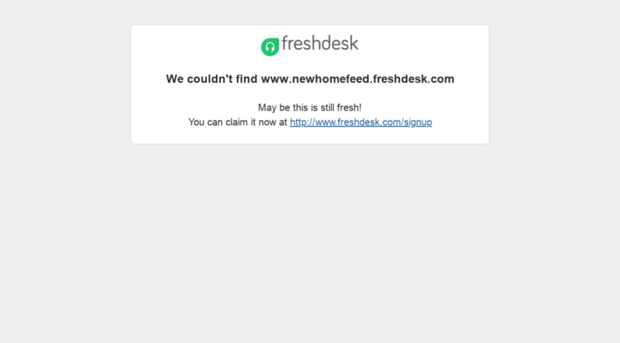 newhomefeed.freshdesk.com